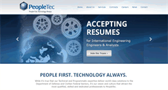 Desktop Screenshot of peopletec.com